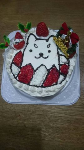 しっぺいクリスマスケーキ